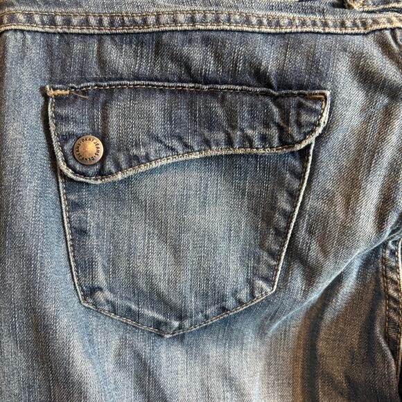 Vintage Y2K Split Back Flare Jeans Size 6 By DKNY NWT - Picture 8 of 9